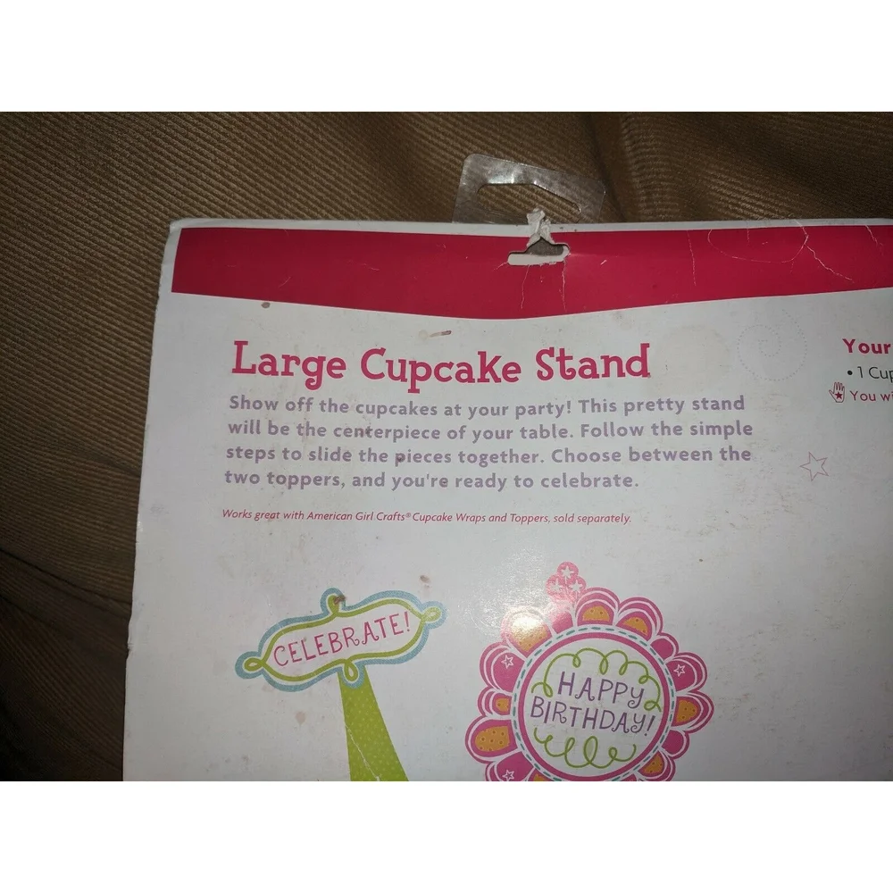 American Girl Crafts - LARGE CUPCAKE STAND - Brand New